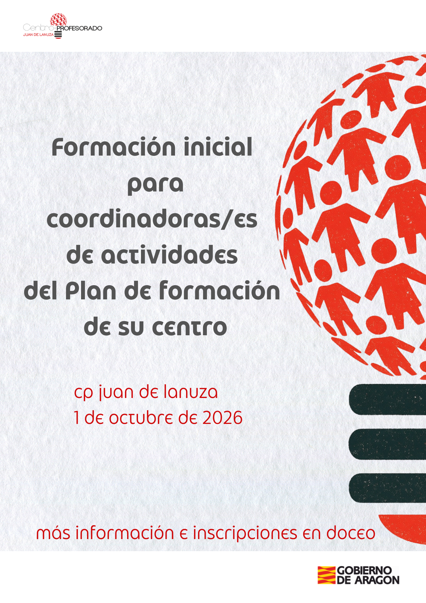 Formación inicial para personas coordinadoras de actividades del Plan de formación de su centro