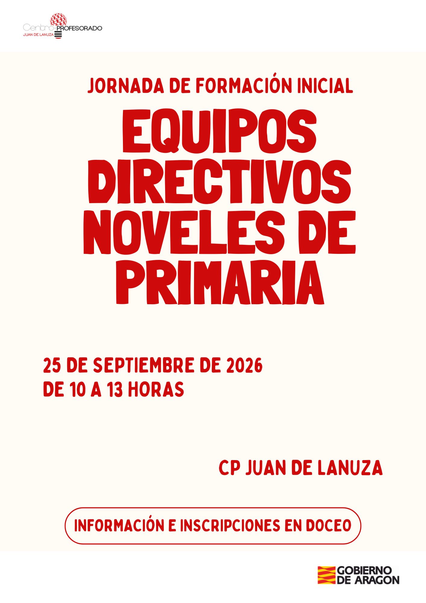 Los primeros pasos de un equipo directivo (Primaria) (S)
