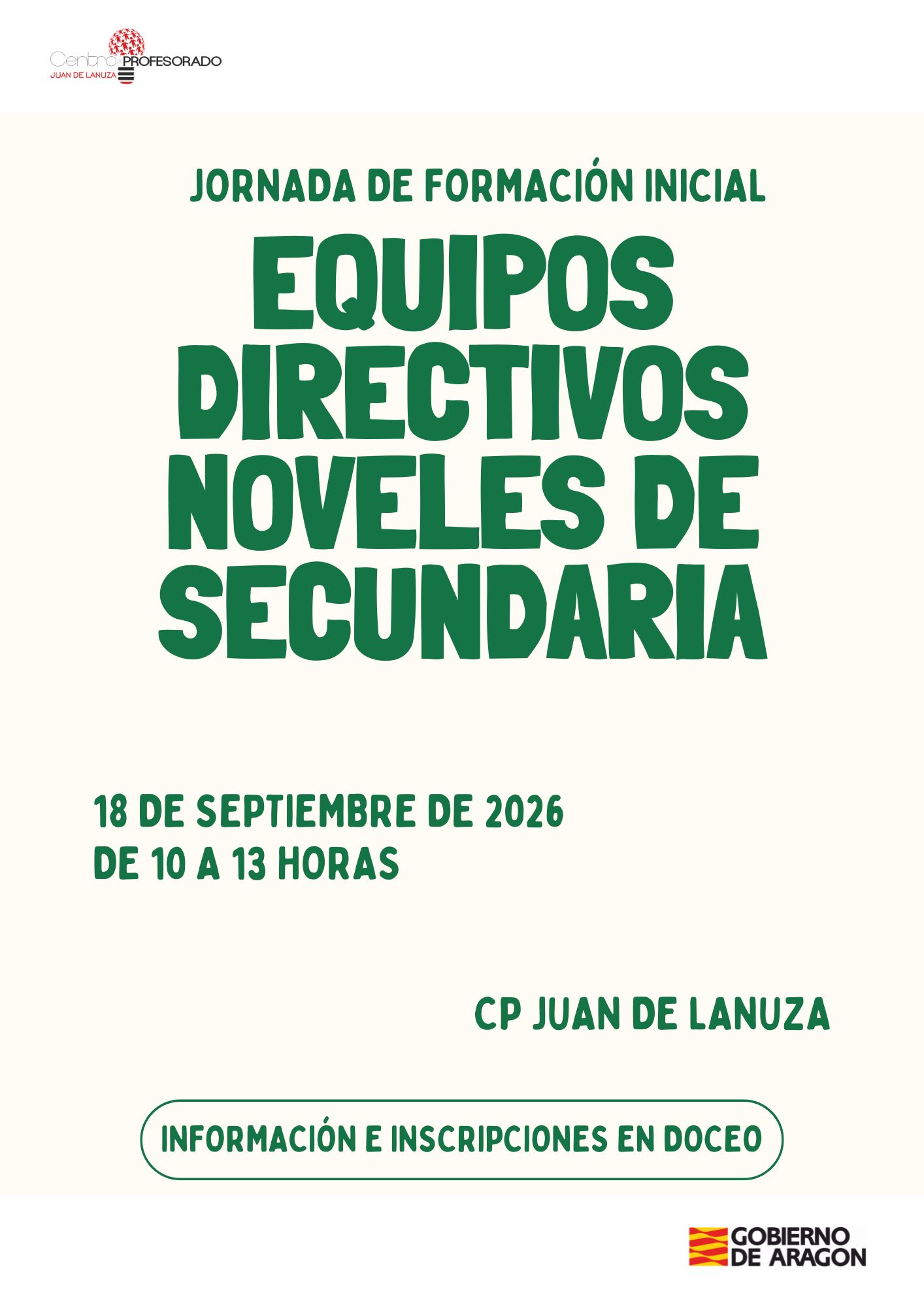 Los primeros pasos de un equipo directivo (Secundaria)(S)