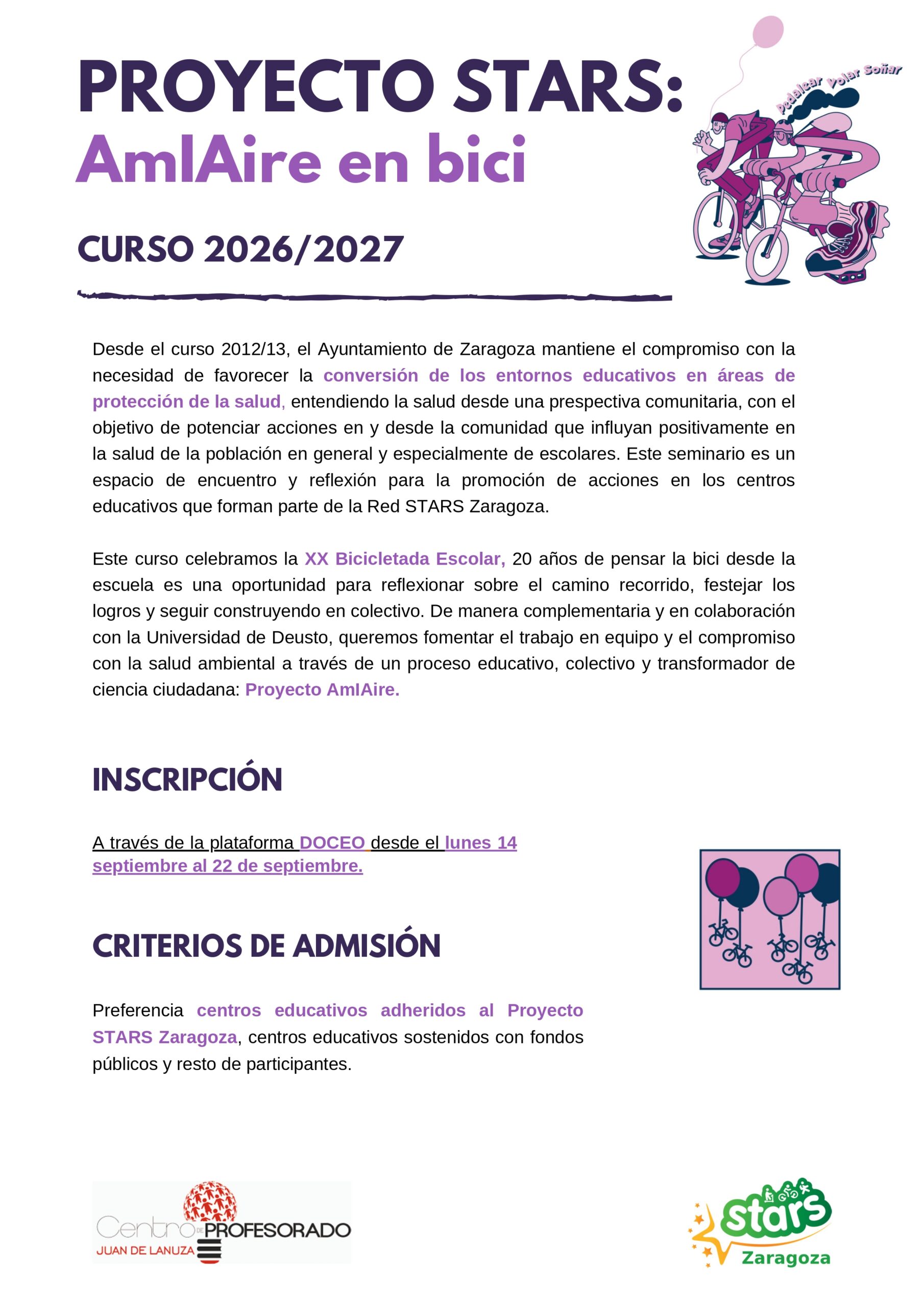Proyecto STARS: AmIAire en bici
